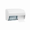 racon Toilettenpapierspender für 2 Rollen Kunststoff weiß